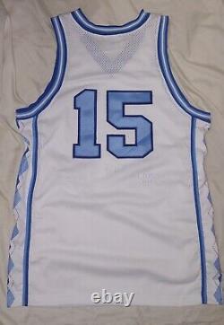 Maillot de basket-ball UNC Tar Heels taille 44 Vintage Authentique Carter Nike VTG Cadeau