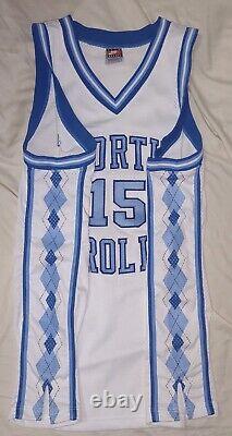 Maillot de basket-ball UNC Tar Heels taille 44 Vintage Authentique Carter Nike VTG Cadeau