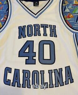 Maillot de basket-ball authentique d'Harrison Barnes des Tar Heels de North Carolina UNC.
