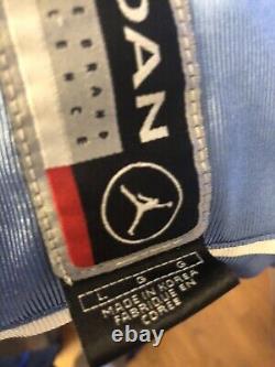 Maillot de basket réversible adulte large OG Nike Team Jordan Brand UNC Tar Heels