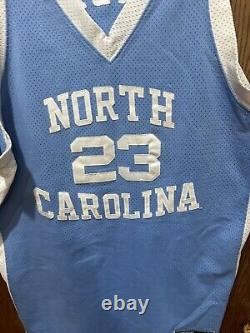 Maillot de basketball NIKE TEAM SPORTS des années 90 UNC TAR HEELS MICHAEL JORDAN cousu XL 48