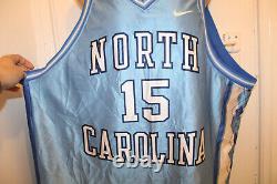 Maillot de basketball NIKE UNC North Carolina Tar Heels Vince Carter #15 taille XXL VTG années 90