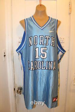 Maillot de basketball NIKE UNC North Carolina Tar Heels Vince Carter #15, taille XXL, vintage des années 90
