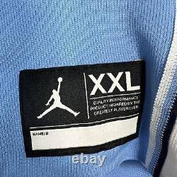 Maillot de basketball Nike Air Jordan UNC North Carolina Tar Heels NCAA #5 pour hommes XXL