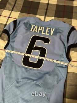 Maillot de football Nike North Carolina Tar Heels Sean Tapley Taille 40 ACC Bleu