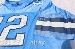 Maillot de football Nike North Carolina Tarheels NCAA pour hommes en taille 2XL, numéro 12, vintage des années 90, UNC 54.