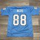 Maillot De Football Dédicacé Hakeem Nicks Unc Tar Heels North Carolina Ncaa Jsa