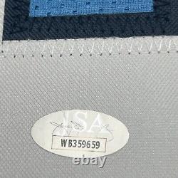 Maillot de football dédicacé Hakeem Nicks UNC Tar Heels North Carolina NCAA JSA