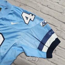 Maillot de football des North Carolina Tar Heels des années 90 porté lors de jeux en Nike Pro Cut Sewn