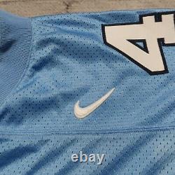 Maillot de football des North Carolina Tar Heels des années 90 porté lors de jeux en Nike Pro Cut Sewn