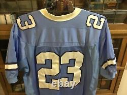 Maillot de football rare VTG NC Tar Heals #23 SEWN Team MJ NIKE SZ 52 (XXL) Cool