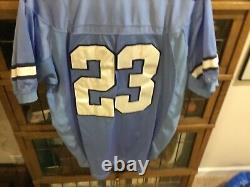 Maillot de football rare VTG NC Tar Heals #23 SEWN Team MJ NIKE SZ 52 (XXL) Cool