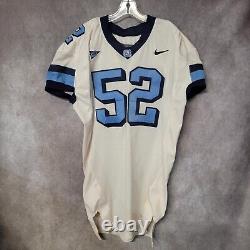 Maillot de jeu Nike North Carolina Tar Heels UNC 52 de football coupé professionnel Vintage 54 2XL