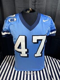 Maillot de joueur Nike NCAA UNC Tarheels #47 ACC bleu clair porté en match taille 48