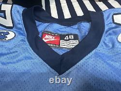 Maillot de joueur Nike NCAA UNC Tarheels #47 ACC bleu clair porté en match taille 48