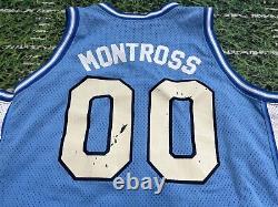 Maillot des North Carolina Tar Heels de l'équipe de basketball de Delong Eric Montross, UNC, NCAA, NBA Pro.