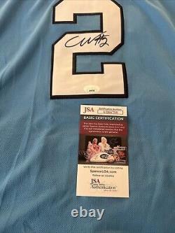 Maillot signé de Cole Anthony des North Carolina Tar Heels Magic UNC Jsa