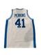 Maillot Signé De Sam Perkins Des Tar Heels De Caroline Du Nord Unc (champions Ncaa 82) Jsa