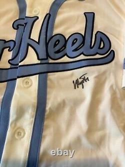Maillot signé de Vance Honeycutt des Tar Heels de Caroline du Nord, baseball UNC Orioles