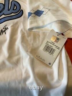 Maillot signé de Vance Honeycutt des Tar Heels de Caroline du Nord, baseball UNC Orioles