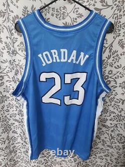 Maillot vintage UNC North Carolina Tar Heels Jordan XL NCAA #23 Jumpman NEUF avec étiquette