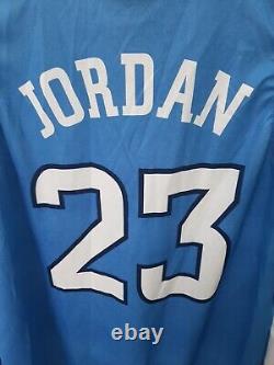 Maillot vintage UNC North Carolina Tar Heels Jordan XL NCAA #23 Jumpman NEUF avec étiquette