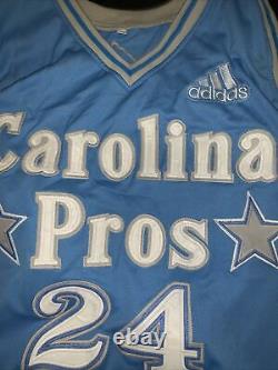 Maillots de basketball Adidas UNC Carolina Pros taille 3XL cousus en lot de 5