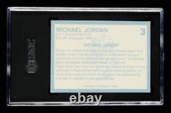 Michael Jordan 1990-91 Unc Tar Heels Collegiate Collection #3 Monnaie (gcs 9.5)