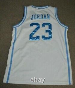 Michael Jordan North Carolina Tar Talons Unc Nike Air Jordan Basketball Jersey M