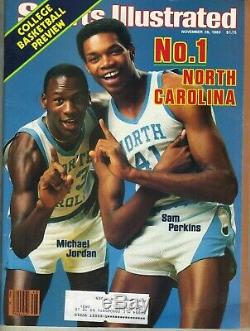 Michael Jordan Premier Sports Illustrated Mag 28 Novembre, 1983 Unc Tar Heels Pc