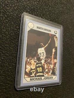 Michael Jordan Vintage Carte Collector Caroline Du Nord Tarheel Dernière Danse Unc 1990