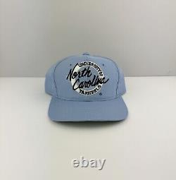 NOUVEAU Vtg UNC Tar Heels Le jeu Snapback Hat Université Caroline du Nord Étiquette de colle