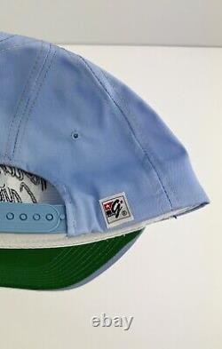 NOUVEAU Vtg UNC Tar Heels Le jeu Snapback Hat Université Caroline du Nord Étiquette de colle