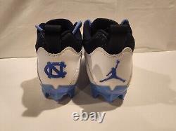 NOUVELLES Nike Air Jordan 10 Low UNC Tar Heels Exclusivité Joueur Crampons Taille Homme 12