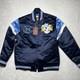 Nouvelle Veste Satinée Heavyweight Mitchell & Ness Unc Tar Heels L Ncaa