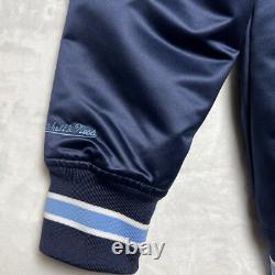 NOUVELLE Veste Satinée Heavyweight Mitchell & Ness UNC Tar Heels L NCAA