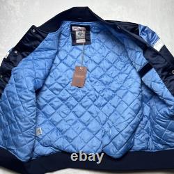 NOUVELLE Veste Satinée Heavyweight Mitchell & Ness UNC Tar Heels L NCAA
