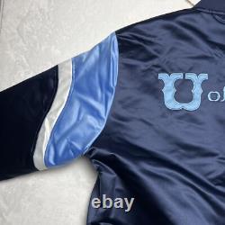 NOUVELLE Veste Satinée Heavyweight Mitchell & Ness UNC Tar Heels L NCAA