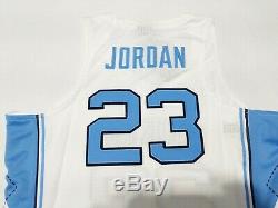 New Air Jordan Unc Tar Heels Jordan 23 Cousu Accueil Basketball Jersey Sz XXL
