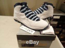 Nike Air Jordan 10 X Retro Bleu Ciel 2005 Pour Enfants, Roues Unc 310805-141 Sz 11.5 Sb