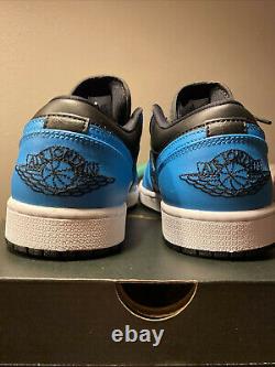 Nike Air Jordan 1 Low Top Blue/black Tarheels Unc Authentiques