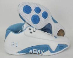 Nike Air Jordan 21 XXI Low Sz 15 Unc 313529-142 Tarheels Blanc Bleu