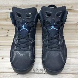 Nike Air Jordan 6 Retro Unc Noir Université Bleu 384664-006 Hommes Taille 13 Lire