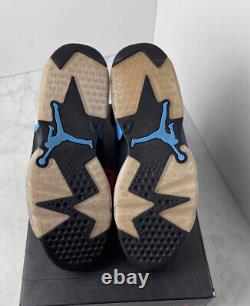 Nike Air Jordan 6 Retro Unc Taille 9.5 Og VI 384664-006 Bleu Noir