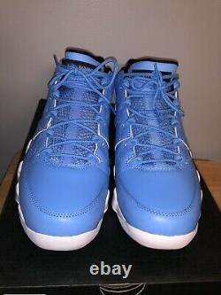 Nike Air Jordan 9 Retro Bas Pantone Columbia Bleu Unc Tarheels Taille 10.5