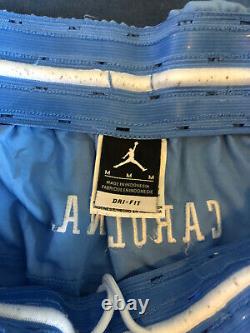 Nike Air Jordan North Carolina Tar Taroule Tarifs Unc Authentique Stitched Jeu Shorts M
