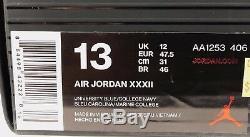 Nike Air Jordan XXXII 32 Unc Tarheels University Bleu Blanc Aa1253-406 Hommes 11