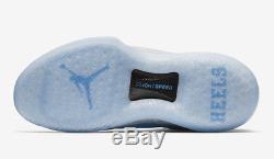 Nike Air Jordan XXXII Sz 10 Unc Tar Talons Université Bleu Aa1253-406
