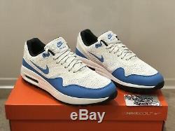 Nike Air Max 1 G Chaussures De Golf Unc Bleu Tarheels Ci7576-101 Tw Nrg Mens Taille 9.5