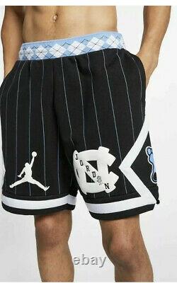 Nike Air Michael Jordan Unc North Carolina Tarheels Flecee Shorts Cd0133-010 XL